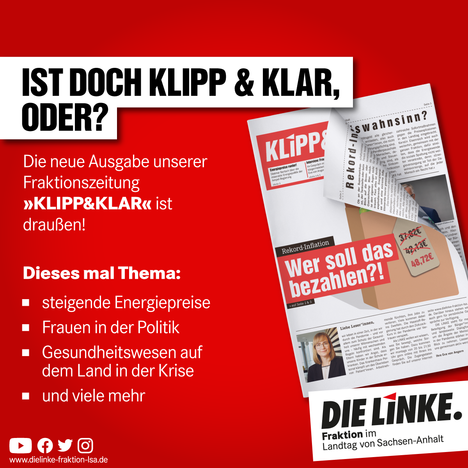 Fraktionszeitung Klipp & Klar